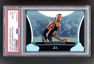 2023-24 Topps Mercury - Victor Wembanyama Refractor (RC) /99 #18 PSA 8 - Picture 1 of 2