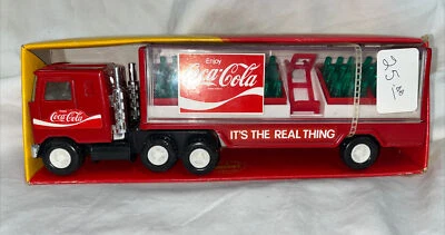 Juego de semirremolque y remolque Red BUDDY L 1980 Coca Cola Is It 444 Foto 1 de 4