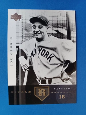 2004 UPPER DECK RIVALS LOU GEHRIG #8 BOSTON RED SOX VS NEW YORK YANKEES - Image 1 of 2