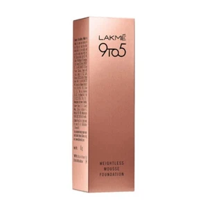 Lakme 9 to 5 Weightless Mini Mousse Foundation - Rose Ivory - Picture 1 of 7