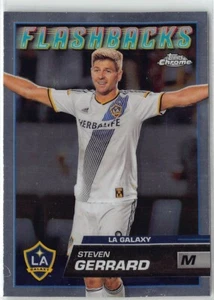 2023 Topps Chrome MLS Steven Gerrard Base LA Galaxy #168 - Foto 1 di 2