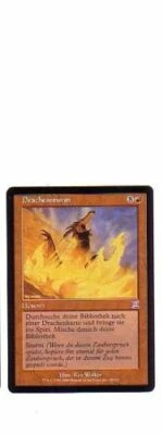 MTG GERMAN TIME SPIRAL DRAGONSTORM NM MAGIC THE GATHERING SORCERY RED RARE - Image 1 of 4