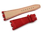 Audemars Piguet Strap Band Rosso28/18mm Leather Alligator Luxury Hand Made New