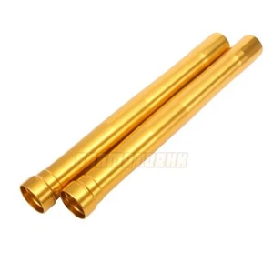 Tubos de horquilla delantera tubos patas exteriores barras para Triumph 660 trident 2023-2024 dorado - Imagen 1 de 5