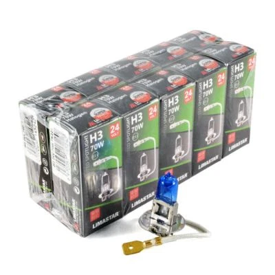 10 x H3 24V 70W Xenon White Halogen Headlight Bulbs 6000k HGV Truck - Image 1 of 4