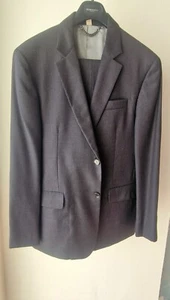 Burberry Men’s two-piece charcoal Prince of Whales check suit size 50R - Picture 1 of 14