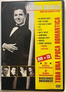 Enrique Guzman: Todos Sus Grandes Exitos (DVD + CD Chapter Insert) *Rare* *Good* - Imagen 1 de 2