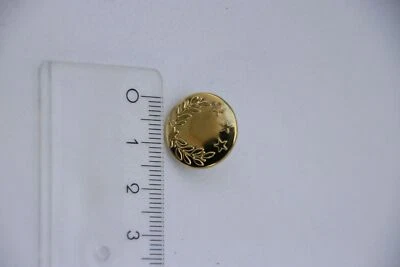  10 Qualitäts Nähfrei Jeansknöpfe Messing Gold 17 mm Ersatzknopf - Bild 1 von 2