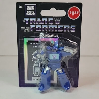 Transformers SOUNDWAVE Mini Figure w/ Card 2.5" Just Play New In Sealed Package  - Image 1 of 4