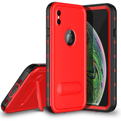 FUNDA IMPERMEABLE PARA APPLE IPHONE XR XS MAX A PRUEBA DE GOLPES CON PROTECTOR DE PANTALLA Foto 1 de 4