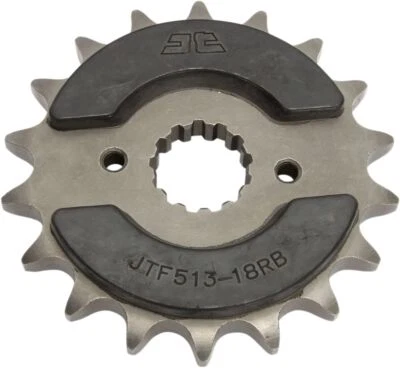 Fits Suzuki GS 425 E 1979 JT Silver Front Sprocket 18T 530 JTF513.18RB - Image 1 of 4