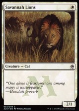 Savannah Lions Foil | NM | Masters 25 | Magic MTG