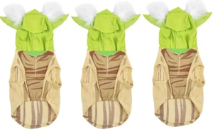 Star Wars Yoda Pet Dog Stretchy Comfortable Halloween Costume X-Large Set of 3 - Picture 1 of 6