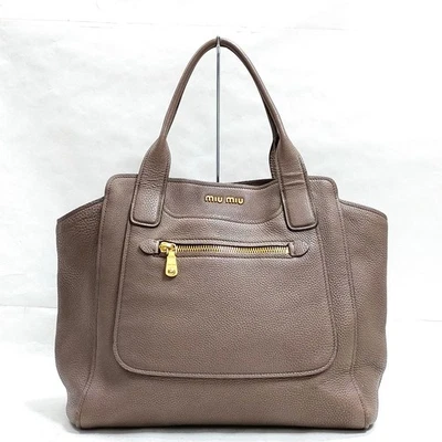 Bolso de Mano Miu Miu Cuero Marrón 2338592 SIN TARIFA Foto 1 de 4