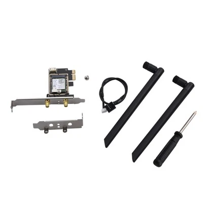 Wireless Wifi Bluetooth PC Adapter AX 210 5.3 PC TRI- Band  2.4G+5.8G+6G 6E - Image 1 of 4