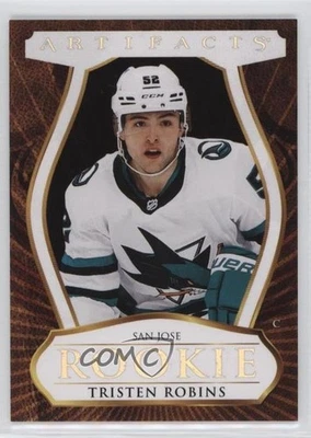 2023-24 Upper Deck Artifacts Rookies Leather Tristen Robins #191 Rookie RC - Image 1 of 2