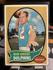 Bob Griese 1970 Topps #10 - VG - Dolphins - Bild 1 von 2