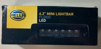 HELLA 358176221 Black Magic LED Series 6.2 Inch Mini Lightbar - LED Flood Light - Image 1 of 4