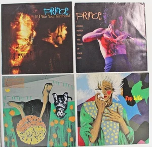 4 Prince Picture Sleeves for 45rpm (Records Not Included) Picture Sleeves Only - Imagen 1 de 2