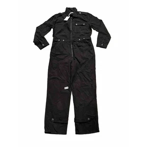 Good American Womens Black Full Zip Long Sleeve Jumpsuit Size 4 NWT $169 - Picture 1 of 14