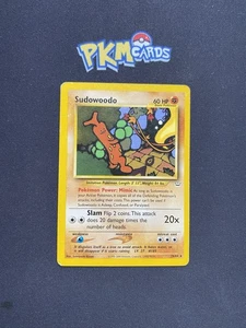 Pokémon TCG Sudowoodo Neo Revelation 26/64 Regular Rare MP. - Picture 1 of 3