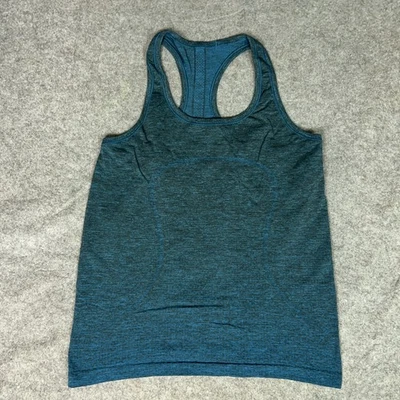 Lululemon Tank Top Womens 8 Blue Swiftly Tech Athletic Yoga Gym Workout Sports - Image 1 of 3