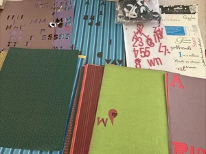 Scrapbook Supplies Letters And Numbers Over 100 Unique Sheets - Picture 1 of 10