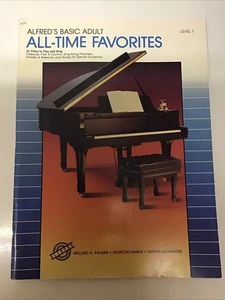 Alfred's Basic Adult All-Time Favorites Piano Course Level 1 52 Titles - Picture 1 of 5