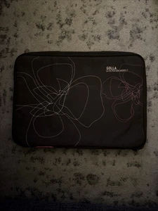 Golla Mobile Laptop Tablet Sleeve Bag Case Brown Floral EUC! - Picture 1 of 5