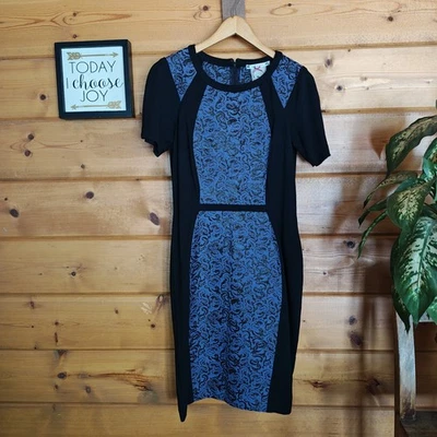 Funda Yoana Baraschi Púrpura Lluvia Contraste Damasco ColorBlock Negro Elástico Talla 10 Foto 1 de 4