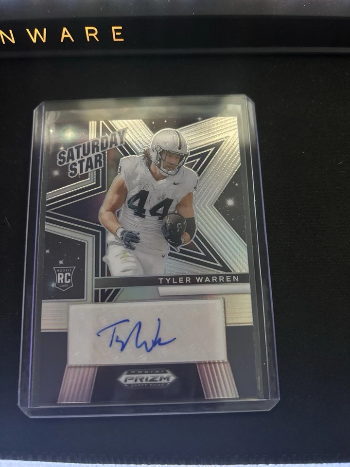 Prizm Draft Tyler Warren Saturday Star 2025 automático Foto 1 de 2