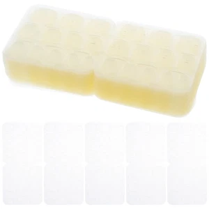 50 hojas de pestañas adhesivas de uñas de doble lado para presionar adhesivas - Imagen 1 de 12