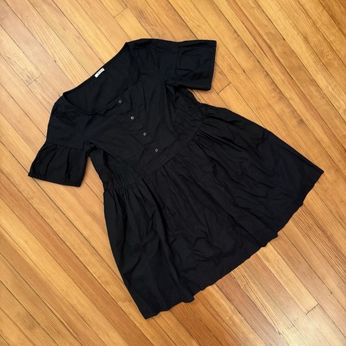 Abito nero MIU MIU Made in Italy taglia 42 cotone