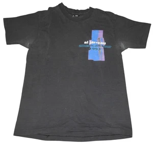 Vintage 1993 Al Jarreau American Tour T-Shirt Men's Large Black Concert - Picture 1 of 10