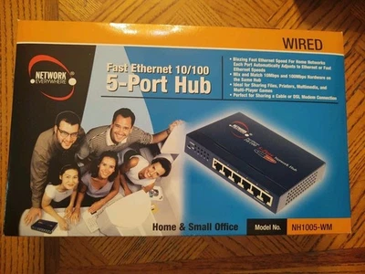 New - Network Everywhere 5 Port Hub / NH1005-WM - Image 1 of 4