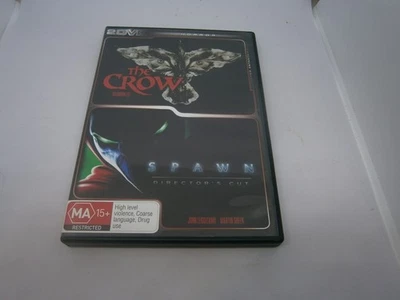 The Crow (Brandon Lee), Spawn (John Leguizamo), 2 DVD - REGION 4- FREE POSTAGE!! - image 1 of 2