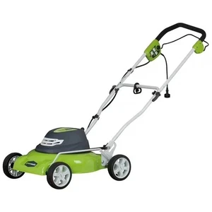 Greenworks 18" Corded Electric 12 Amp Push Lawn Mower 25012 FREE SHIPPING USA - Picture 1 of 6