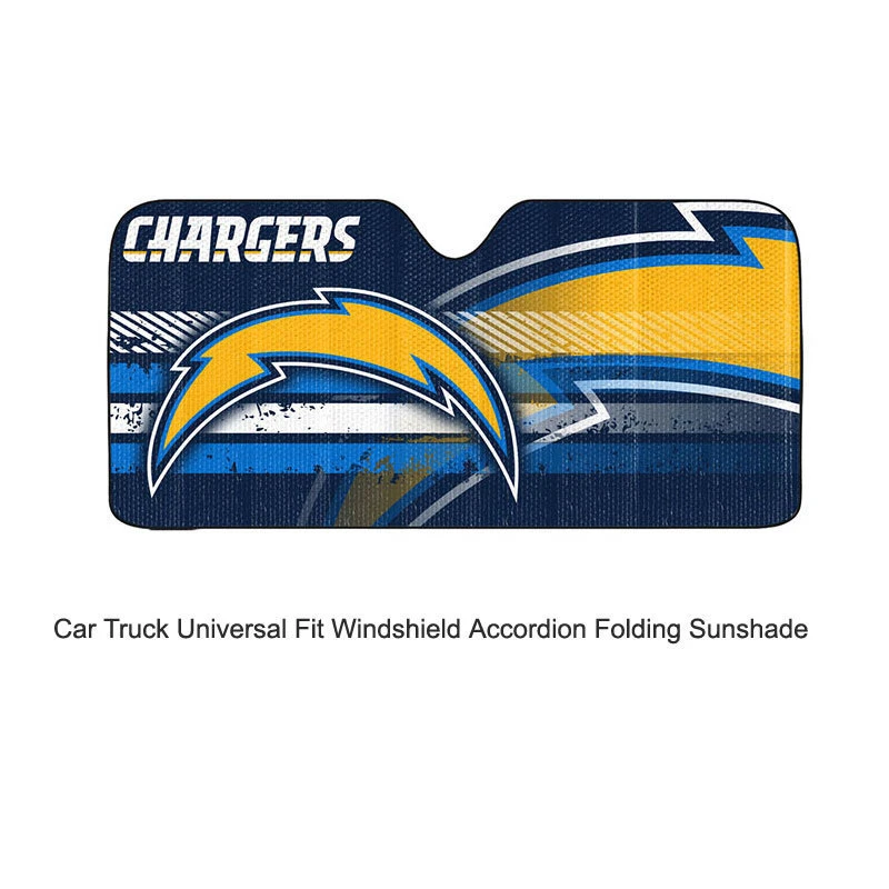 NFL Los Angeles Charger Car Truck Front Windshield Accordion SunShade Large Size - Image 1 of 1
