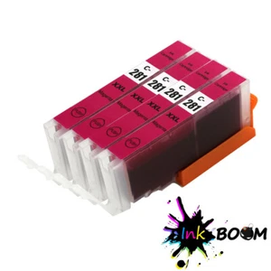 4 Tintenpatronen Magenta für CLI-281XXL PIXMA TS6120 TS8120 TR8520 TS6220 - Bild 1 von 1