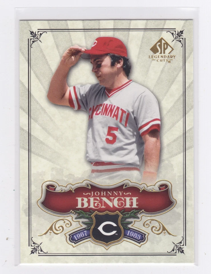 2006 Upper Deck SP Legendary Cuts - Johnny Bench #72 - Image 1 of 2