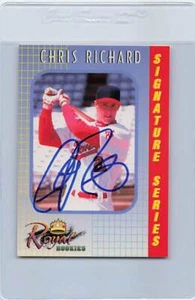 2000 Royal Rookies #13 Chris Richard Cardinals Signed Auto *G7611 - Picture 1 of 2