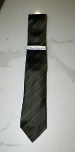 VTG KENNETH COLE CAMBRIA FORREST GREEN SILK TIE NWT 2 1/2" WIDE - Bild 1 von 5