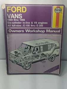 Haynes FORD Full-Size Vans Automotive Repair Manual 1969 - 1988 E-100 to E-350 - Picture 1 of 9