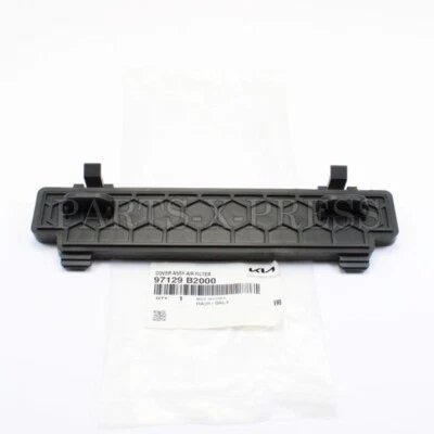 97129-B2000 GENUINO KIA SOUL 2014-19 NEGRO MONTAJE CUBIERTA FILTRO AIRE CABINA Foto 1 de 4