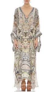 New With Tags CAMILLA Moto Maiko Kaftan With Sheer Sleeves Silk Dress One Size - Picture 1 of 24