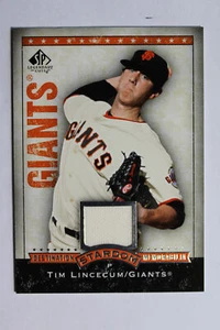 2008 SP Legendary Cuts Destination Stardom Tim Lincecum Jersey #DS-TL - Picture 1 of 2