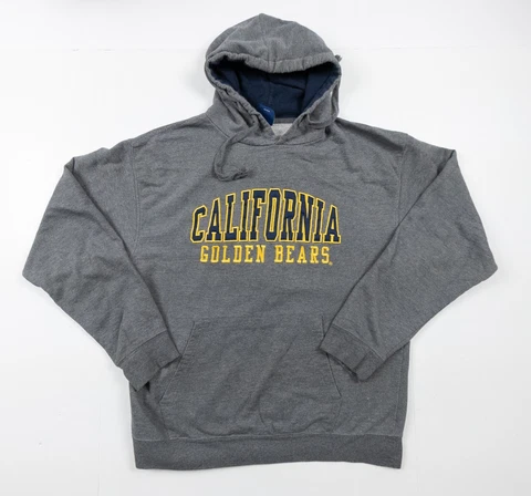 UC Berkeley Sweatshirt Mens Large Gray Hoodie Pullover College Sweater Cal Bears Cover