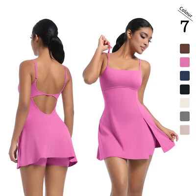 Saias de tênis femininas ioga academia golfe corrida esportes fitness macacão saia esportes - Imagem 1 de 4