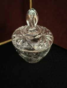 Vintage Sugar Bowl With Cover. Glass Mint Condition - Picture 1 of 6