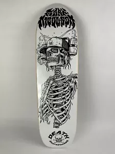 Mark Nicolson Beer Helmet Deck - Death Skateboards POOL Shape 9 " free shipping - Picture 1 of 6